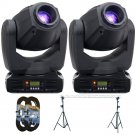 (2) ADJ Products Inno Spot Pro LED Powered Moving Head. W/ Triangular Steel Truss and 2 DMX 2FT