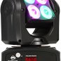 ADJ Products Inno Pocket Wash Mini Moving Head With Bright 40-Watts LED Power. W/ 1 DMX Cables.
