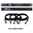 DBX DriveRack PA 2 x 6 PA Management Processor with Display & US. W/ 3 XLR Cables.