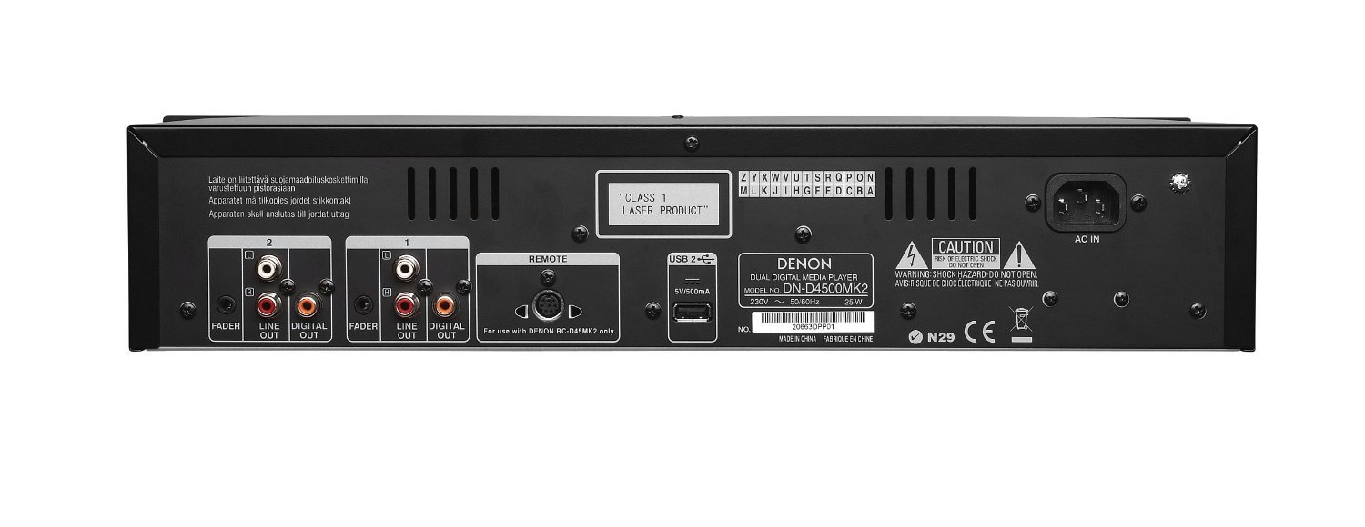 Denon DJ DND4500MK2 Dual CD/MP3/USB Player
