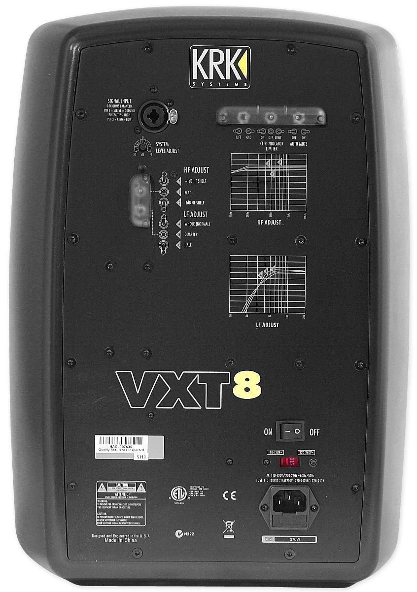 (4) Brand New KRK VXT8 8" VXT Series Monitor Speakers with 8" Woven