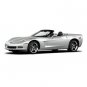 Mattel 2005 Silver C6 Convertible 1/18 Corvette