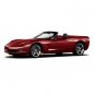 Mattel 2005 Red C6 Convertible 1/12 Corvette