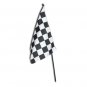 Checkered Flag 12 x 18 Stick Flag BSI Products