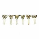 Cloisonne Bookmark, Butterfly Set 6