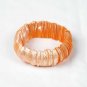Genuine Shell Bracelet Thin - Orange