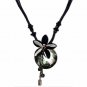 Mother of Pearl Necklace - Ocean Blossom - Black