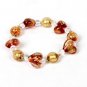 Glitter Heart Bracelet - Purple