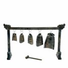 Bell - 5 Brass Bell Gong - Tibetan