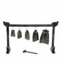 Bell - 5 Brass Bell Gong - Tibetan