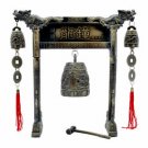 Chinese Dragon Arch Gong Bell - Brass
