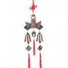 Chinese Golden Buddha Prosperity Bell - Brass