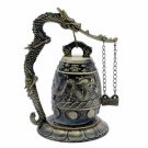 Chinese Bell Gong - Small Dragon - Brass