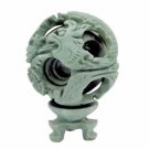 Soapstone Mystery Ball - Dragon Phoenix - 4 inch