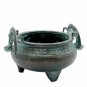 Incense Burner - Dragon Temple Bowl - Brass