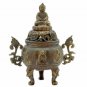 Incense Burner - Tibetan Buddha - Brass