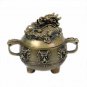 Incense Burner - Round Dragon