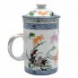 Porcelain Tea Cup - Strainer - Nature - Fish