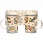 Tea Mugs - Tea for Two - Silver/White Dragon Cups