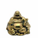 Small Sitting Ho Tai Buddha - Brass - 2.25 inch