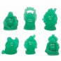 Buddha Set - Green Resin - 2 inch