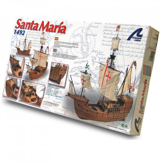 Artesania Latina Santa Maria Wooden Ship Model Kit 1:65 Scale