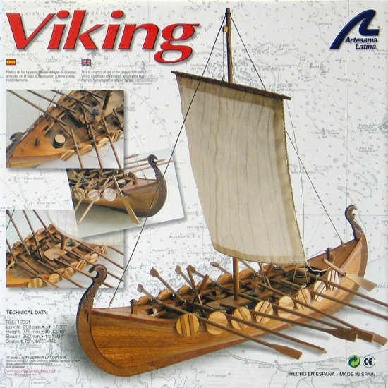 Artesania Latina Viking Dragon Boat Wooden Model Ship Kit ...