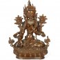 Goddess White Tara Sculpture - Copper