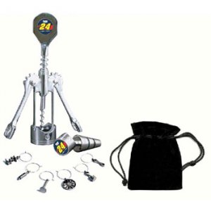 #24 Jeff Gordon Wine Set with Charms by MotorHead