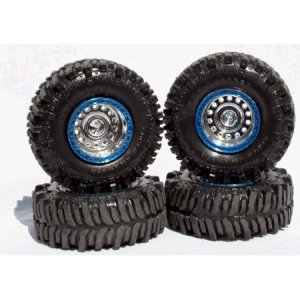 Universal TSL Boggers "True Blue" 1/24 Tire Set