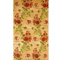 Flax-Yellow Background Hand-woven Floral Brocade