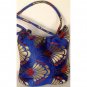 Royal Blue Banarasi Brocaded Handbag