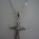 Crystal Cross Necklace