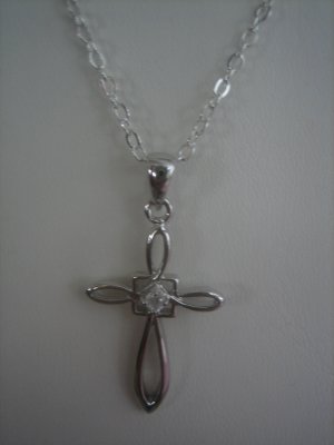Crystal Cross Necklace