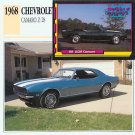 1968 68 CHEVY CHEVROLET CAMARO 302 Z28 Z/28 COLLECTOR