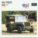 1941 1942 1943 1944 1945 WILLYS JEEP US ARMY MILITARY