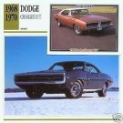 1970 70 DODGE CHARGER R/T RT MOPAR COLLECTOR COLLECTIBLE