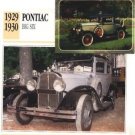 1929 29 1930 30 PONTIAC BIG SIX COLLECTOR COLLECTIBLE