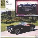 1963 63 1964 64 1965 65 1966 66 AC COBRA 289 FORD CARROLL SHELBY COLLECTOR