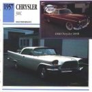 1957 57 CHRYSLER 300 C COLLECTOR COLLECTIBLE