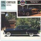 1951 51 1952 52 1953 53 1954 54 CHRYSLER IMPERIAL COLLECTOR COLLECTIBLE 1951 51 1952 52 1953 53 1954 54 CHRYSLER IMPERIAL COLLECTOR COLLECTIBLE