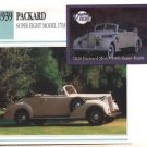 1939 39 PACKARD SUPER EIGHT MODEL 1703 CONVERTIBLE COUPE COLLECTOR COLLECTIBLE