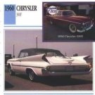 1960 60 CHRYSLER 300 F COLLECTOR COLLECTIBLE 1960 60 CHRYSLER 300 F COLLECTOR COLLECTIBLE