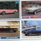 1967 67 FORD MUSTANG CONVERTIBLE COLLECTIBLE CARDS