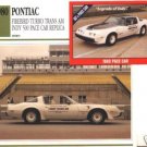 1980 80 PONTIAC FIREBIRD TURBO TRANS AM INDY 500 PACE COLLECTOR