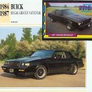 1984 84 1987 87 BUICK REGAL GRAND NATIONAL COLLECTOR COLLECTIBLE