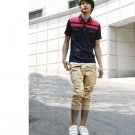 2504100001 Mens casual middle cargo pants