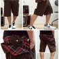 2504100014 Mens casual middle pants