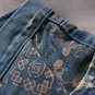 2504100020 Mens casual denim short pants