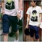 2504100032 Mens casual denim middle pants